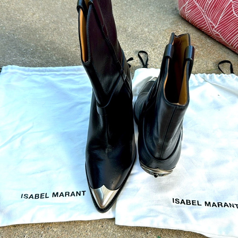 Isabel Marant cowgirl bootie with beautiful details- size 41